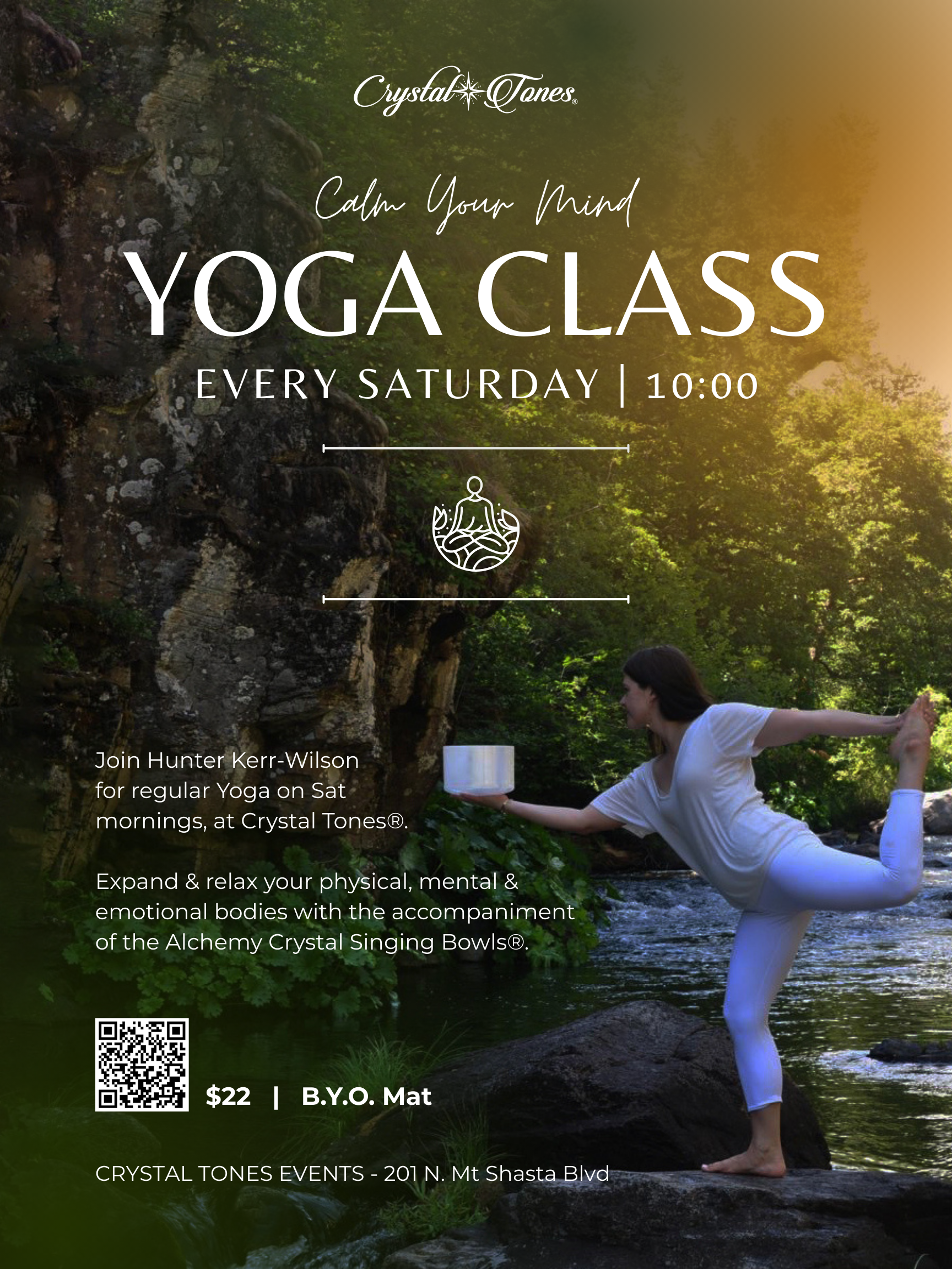 Calm Your Mind – Yoga – with Hunter Kerr-Wilson