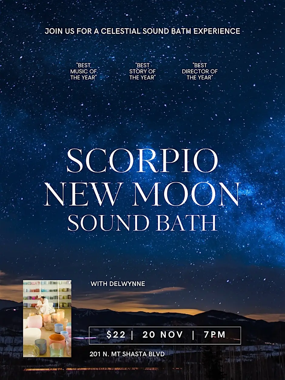 SCORPIO New Moon Sound Bath