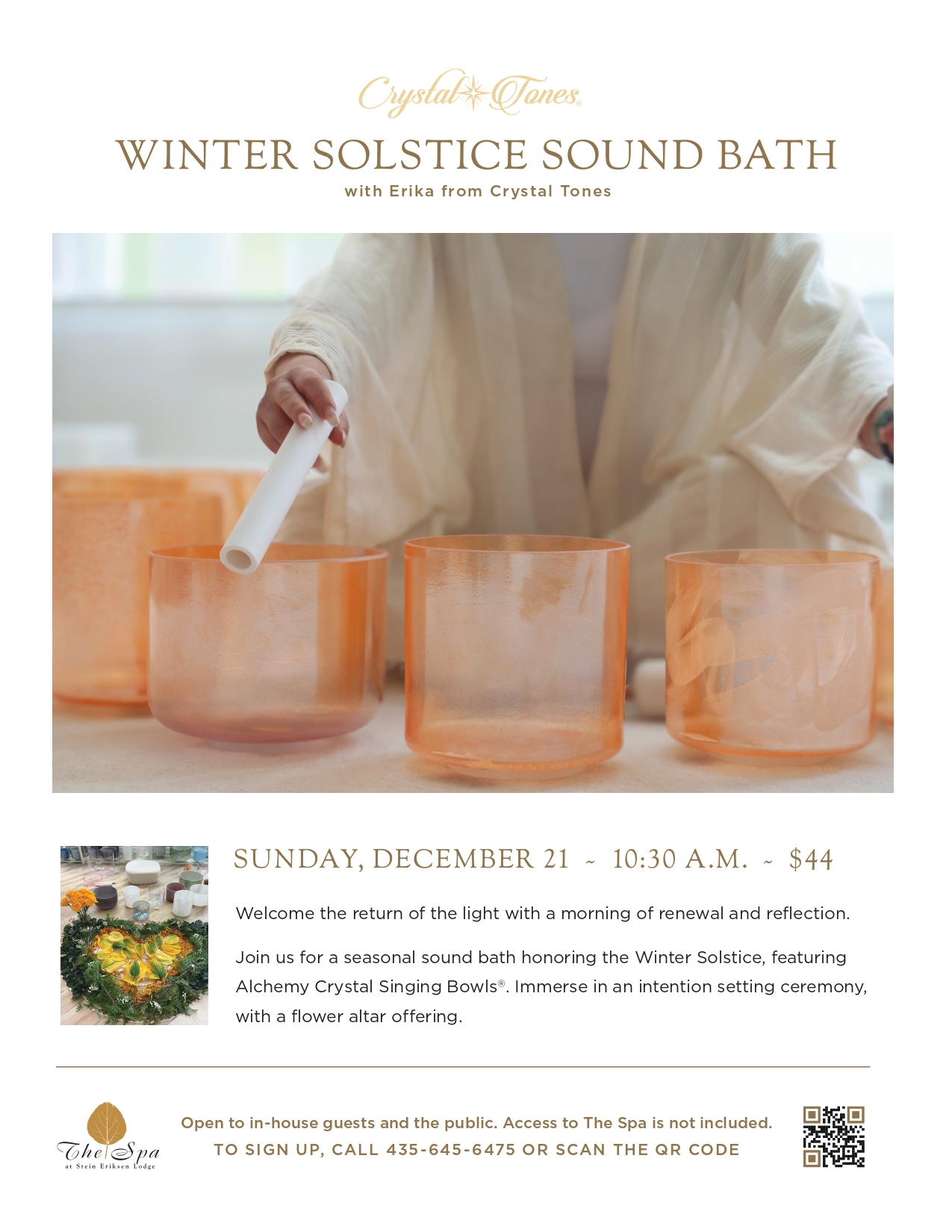 Winter Solstice Sound Bath CRYSTAL TONES